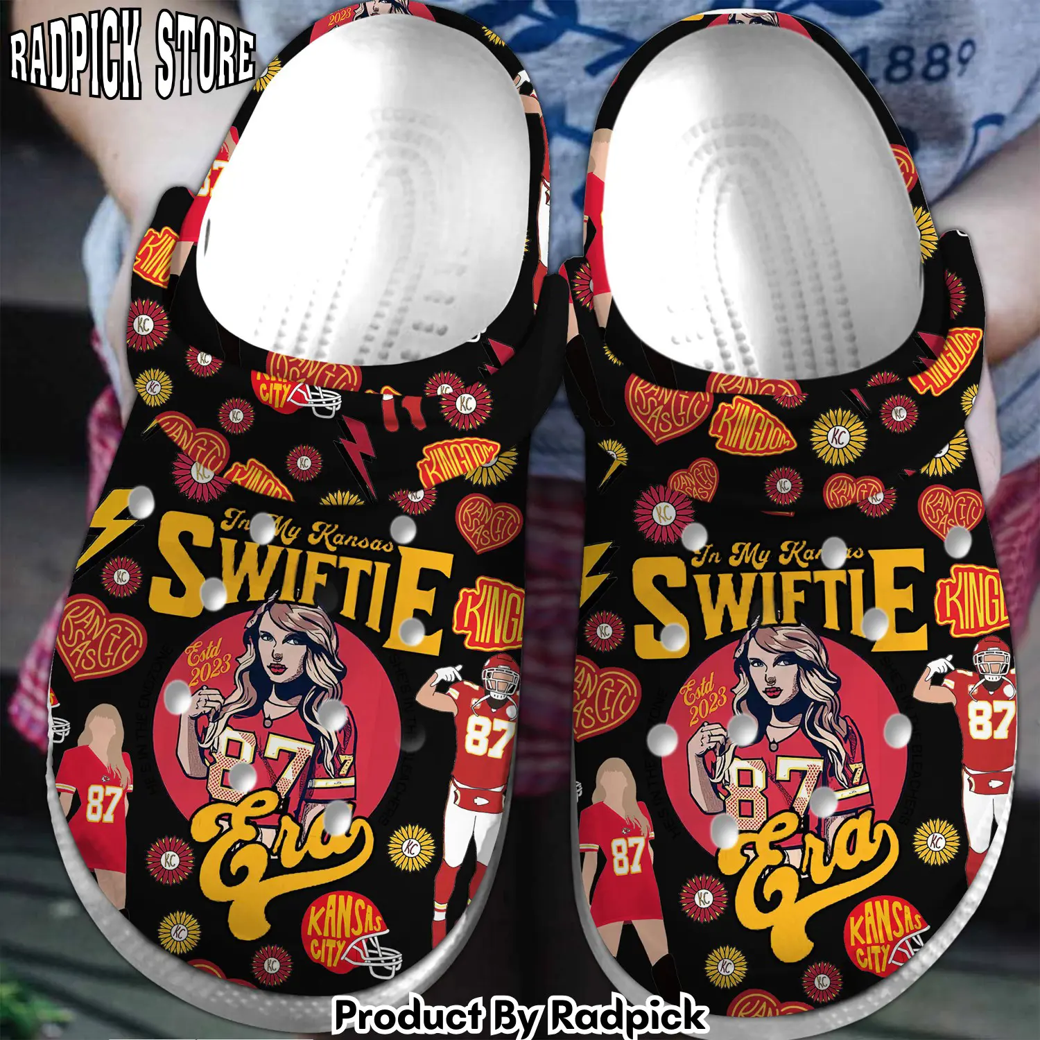 Radpick taylor swift music crocss crocband clogs shoes comfortable for men women and kids footwearelite exclusive txa rp652889